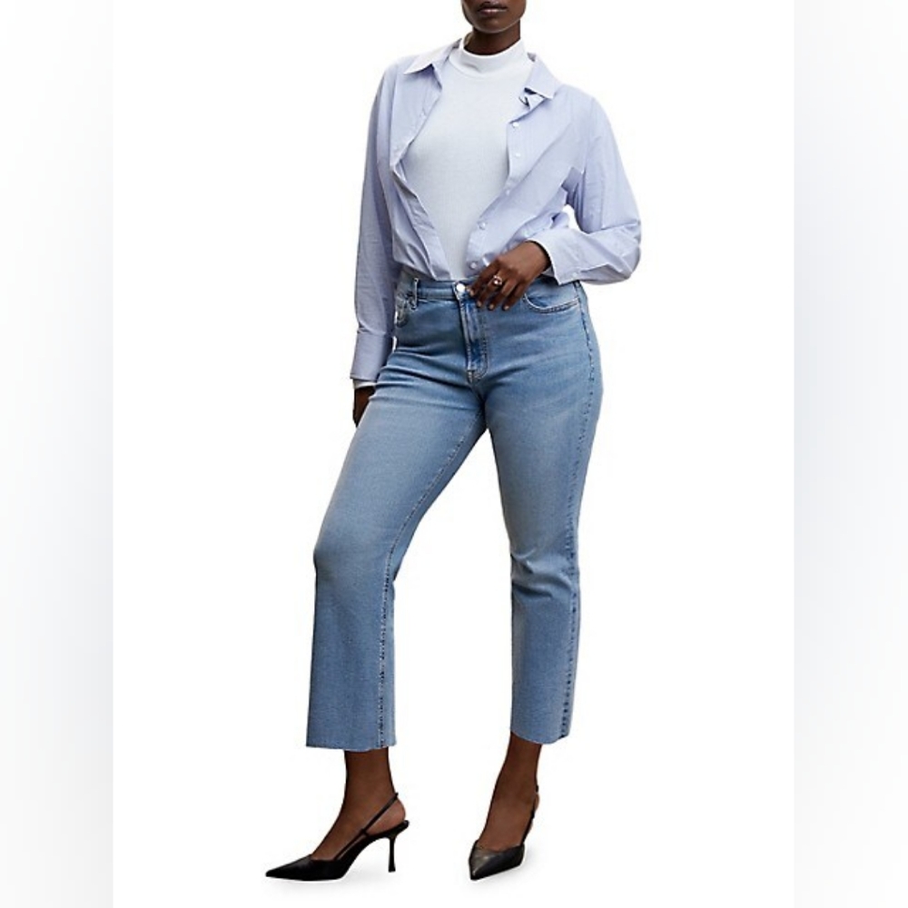 Mango cropped jeans